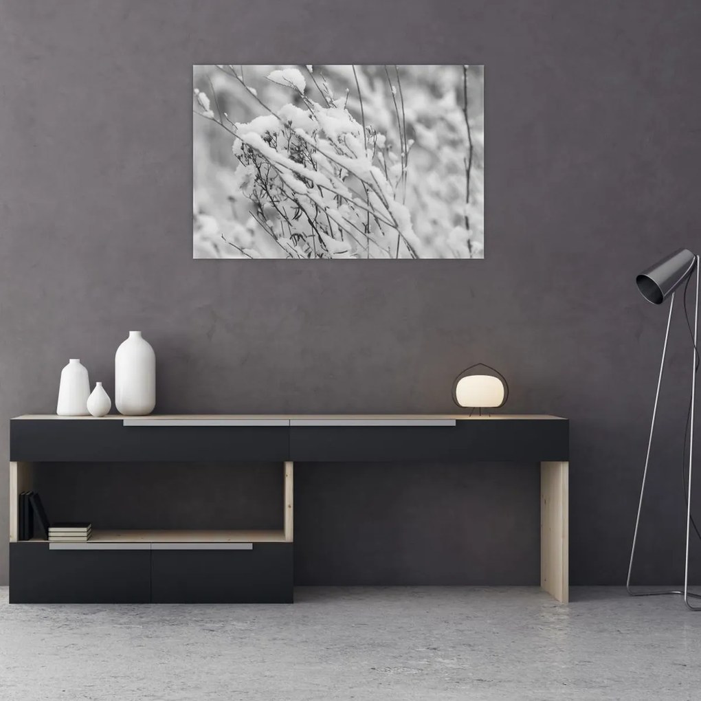 Kép - Havas ágak (90x60 cm)