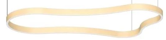 Ideal Lux - LED Csillár zsinóron WAVES LED/45W/230V CRI 90 réz