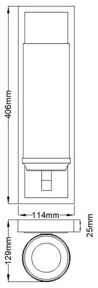 Feiss FE-AMALIA1-LBATH -LED Fürdőszobai lámpa AMALIA 1xG9/3,5W/230V IP44 króm