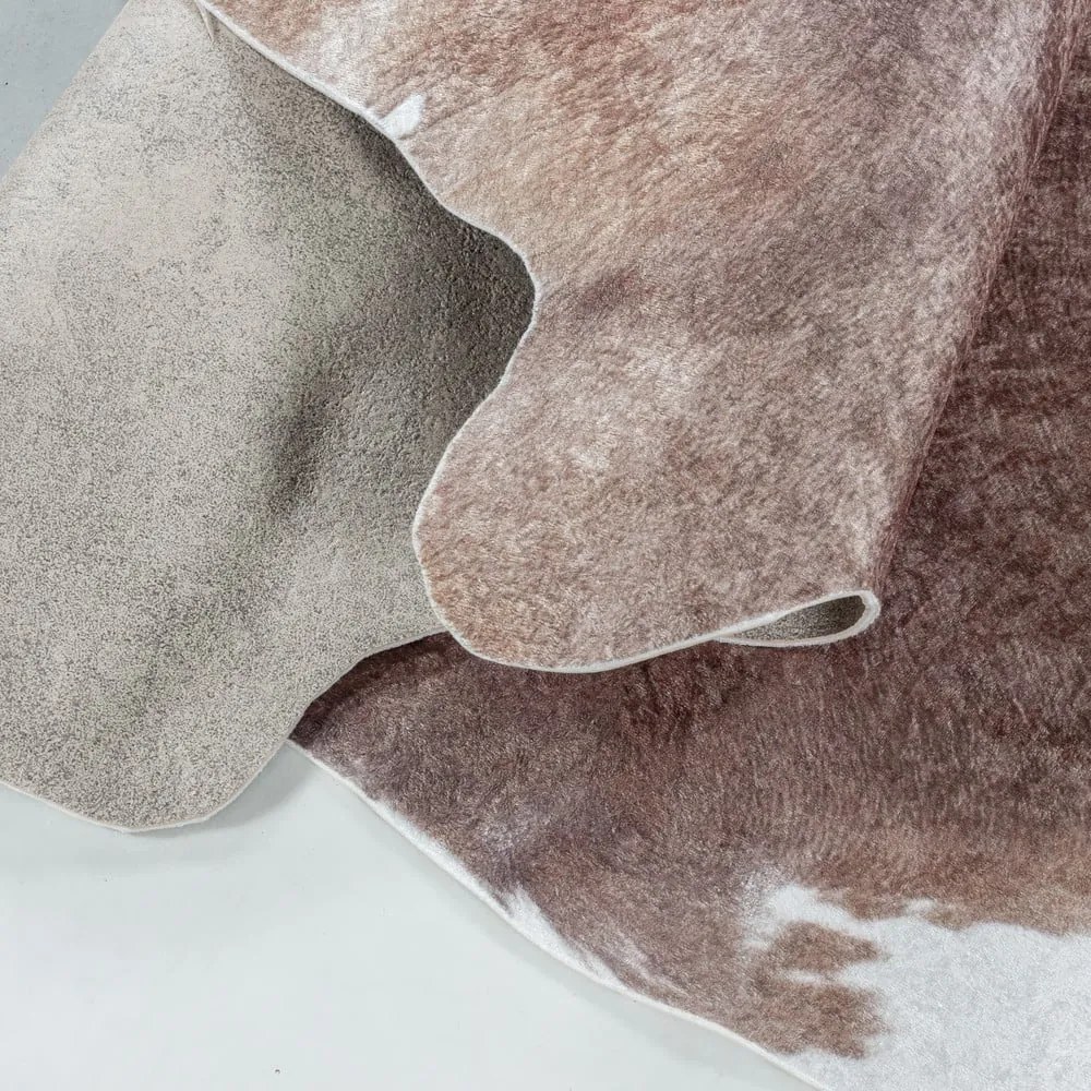 Barna szintetikus bőr 100x135 cm Etosha – Ayyildiz Carpets