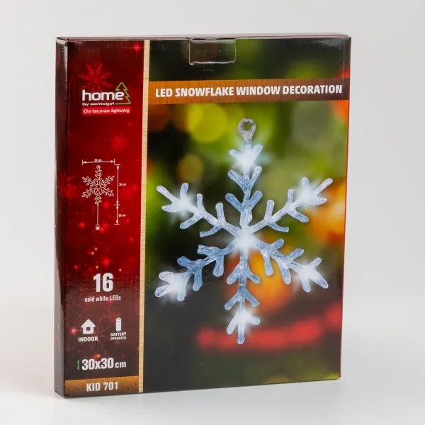 Dekoráció ablakba 8xLED/3xAA