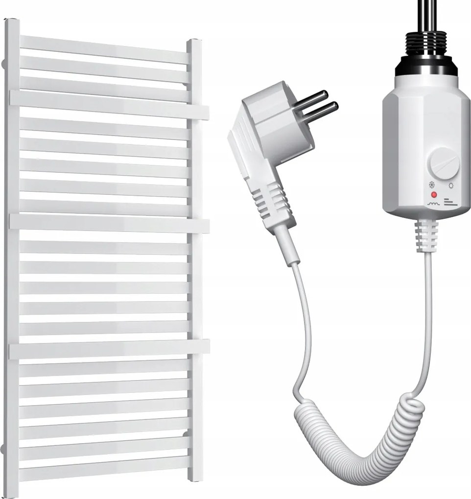 Xul 950/530 Elektromos Fűtőtest, Fehér Fényes 300W-OS Fehér Fűtőpatron