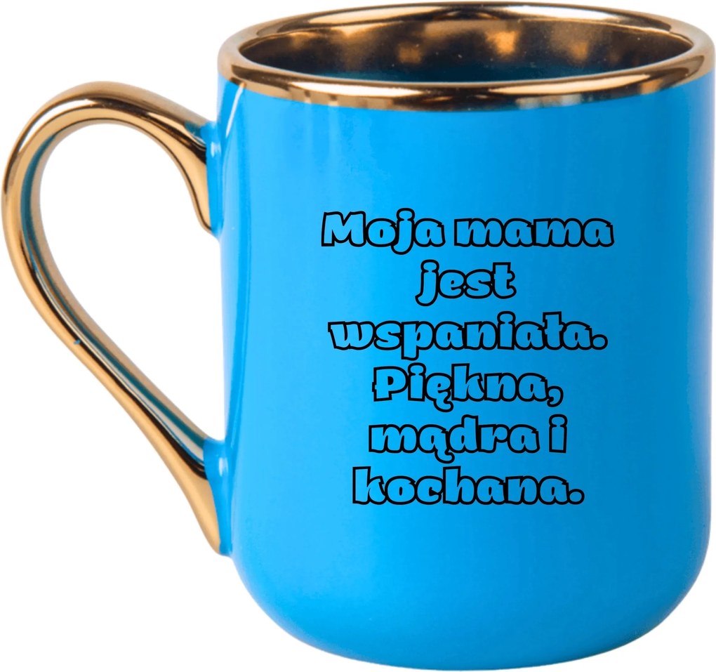 Bögre Kék Ajándék Vicces Anyák Napja Anyukám