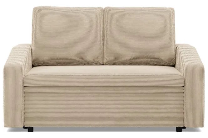 Zeus kanapé, kordbársony, hab töltet, döntött kartámasz, bézs