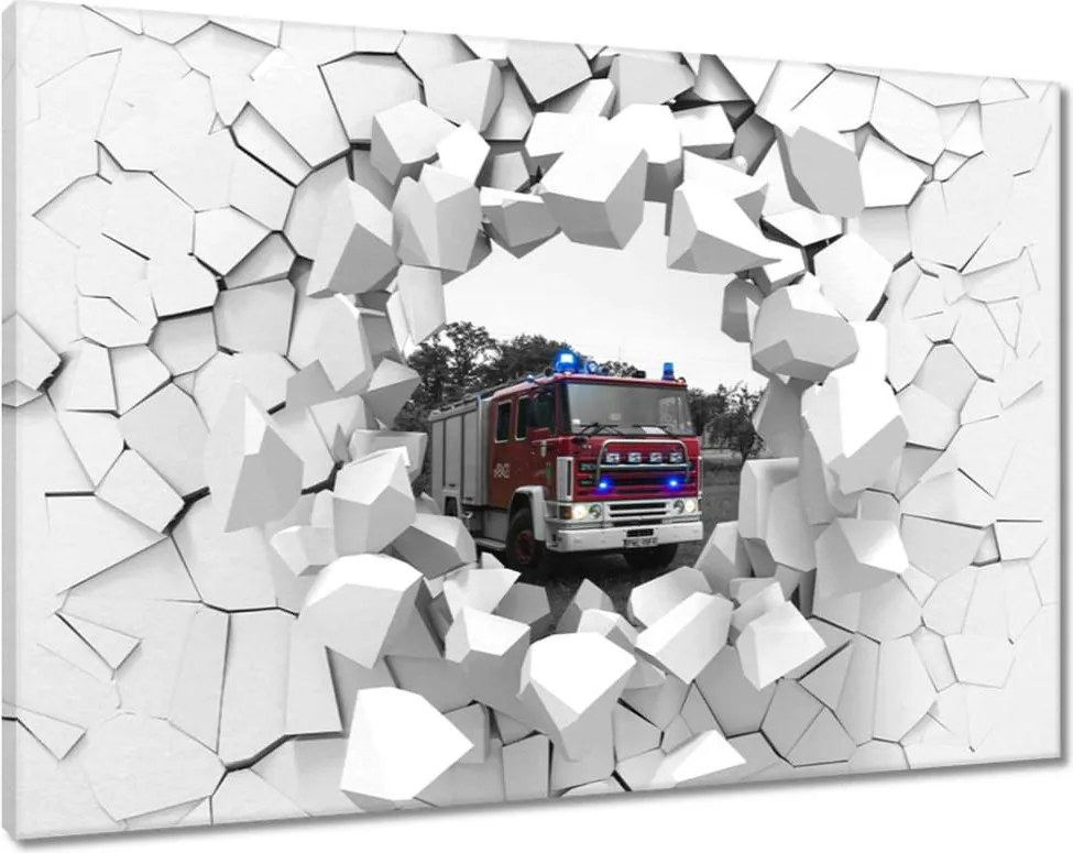 Vászonkép 60x40 Tűzoltóautó