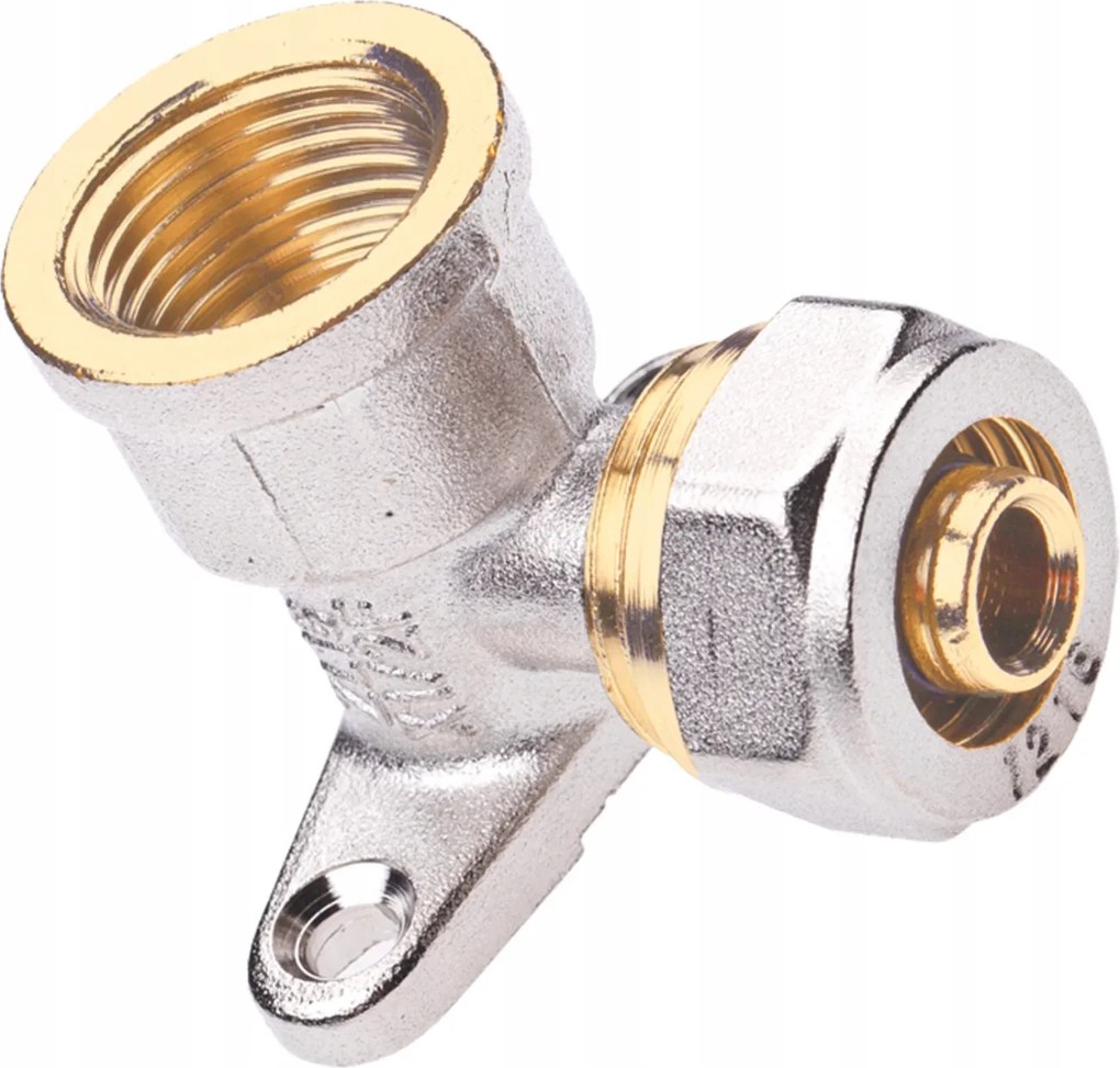 Csavarozott Fali Könyök 16x1/2" Sárgaréz Tweetop