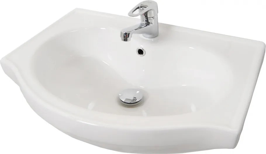 Bazena60 fürdőszobai alsószekrény mosdóval 60 cm fehér