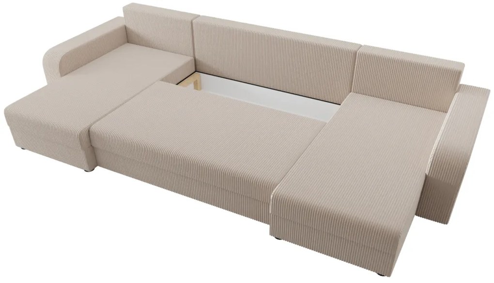 MARIKA 3 ágyázható U alakú ülőgarnitúra 305x90x140 zoom 1