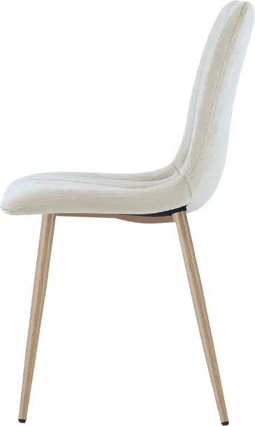 Bézs bársony szék LAVA CAMEL BEIGE
