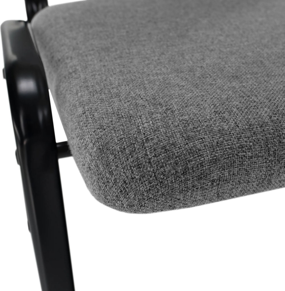 Irodai szék, szürke, ISO ECO