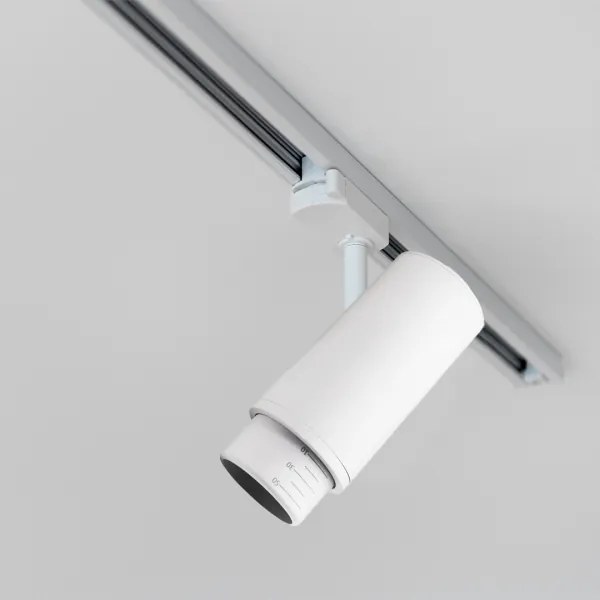 MICA 1xGU10/25W 230V fehér spot lámpa sínrendszerhez, 1 fázisú