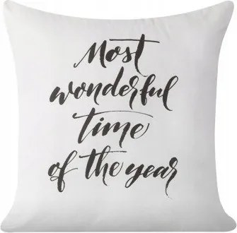 Dekoratív párnahuzat Amie Eurofirany fehér fekete stílusos