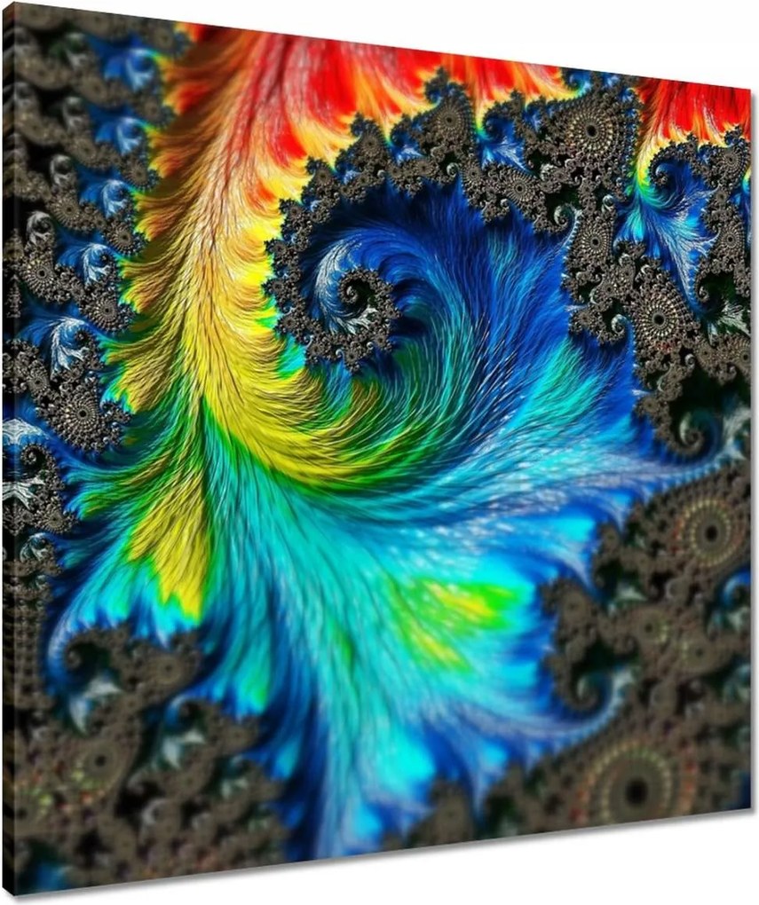 Vászonkép 60x60 Közeleg az absztrakt