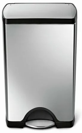 Simplehuman Téglalap alakú pedálos szemetes 38 l,acél