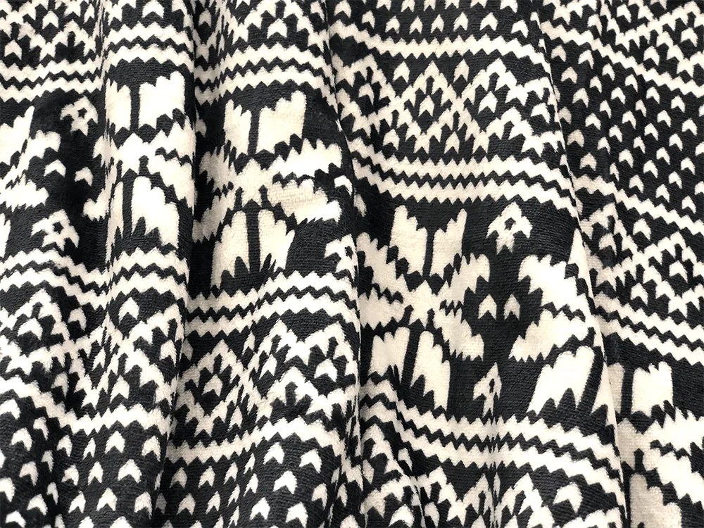 Kétoldalas bárány takaró, téli motívum, 150x200, MALENA