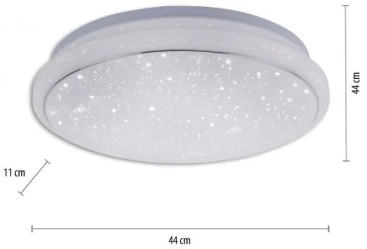 Leuchten Direkt 14743-16 - LED RGB Dimmelhető lámpa JUPI LED/28W/230V + távirányító