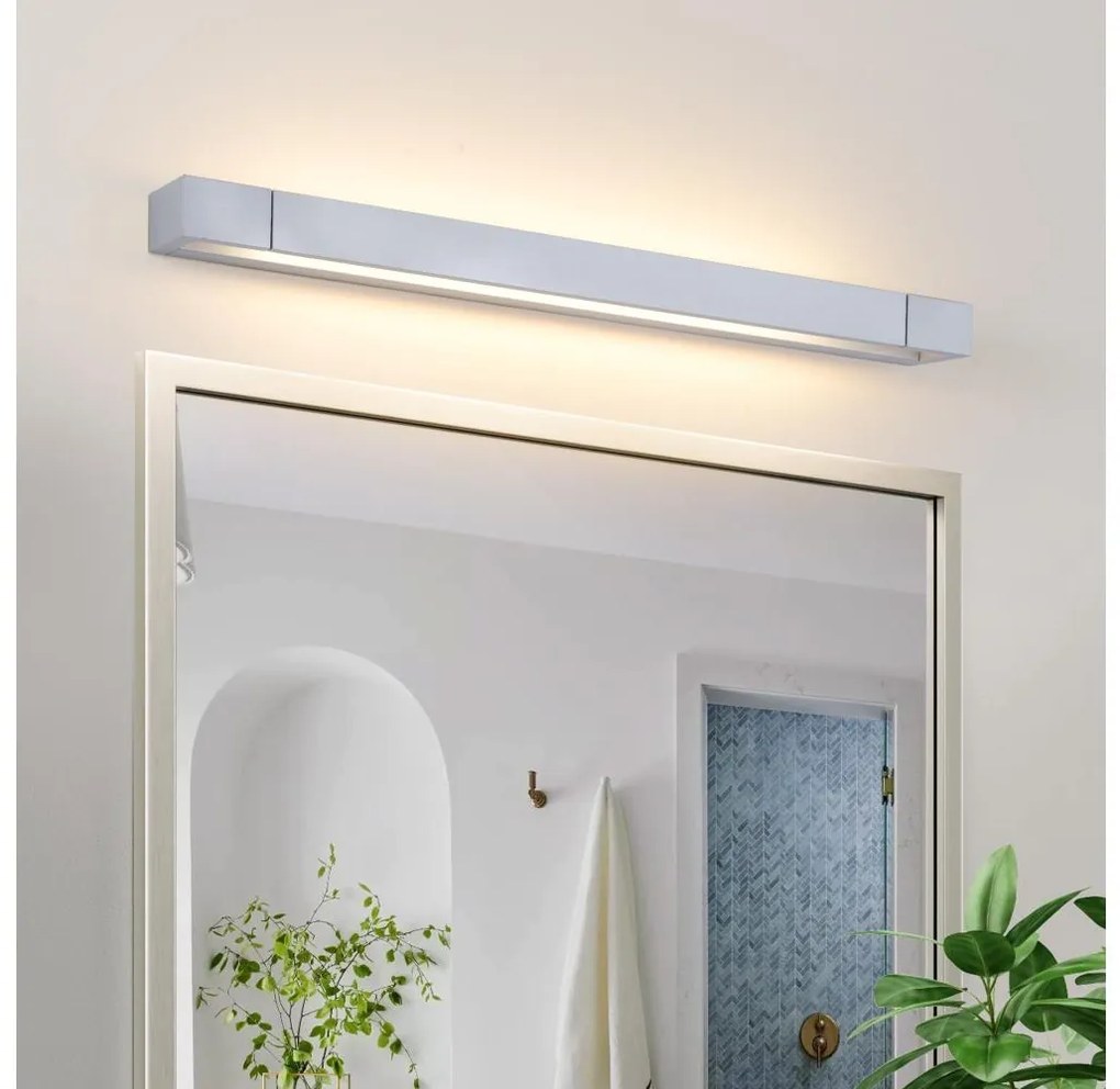 Brilagi-LED Fürdőszobai világítású tükör AQUA LINE LED/18W/230V 60 cm IP44 matt króm