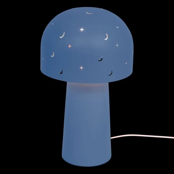 Atmosphera - Gyerekszobai asztali lámpa STARRY MUSHROOM 1xE14/25W/230V kék
