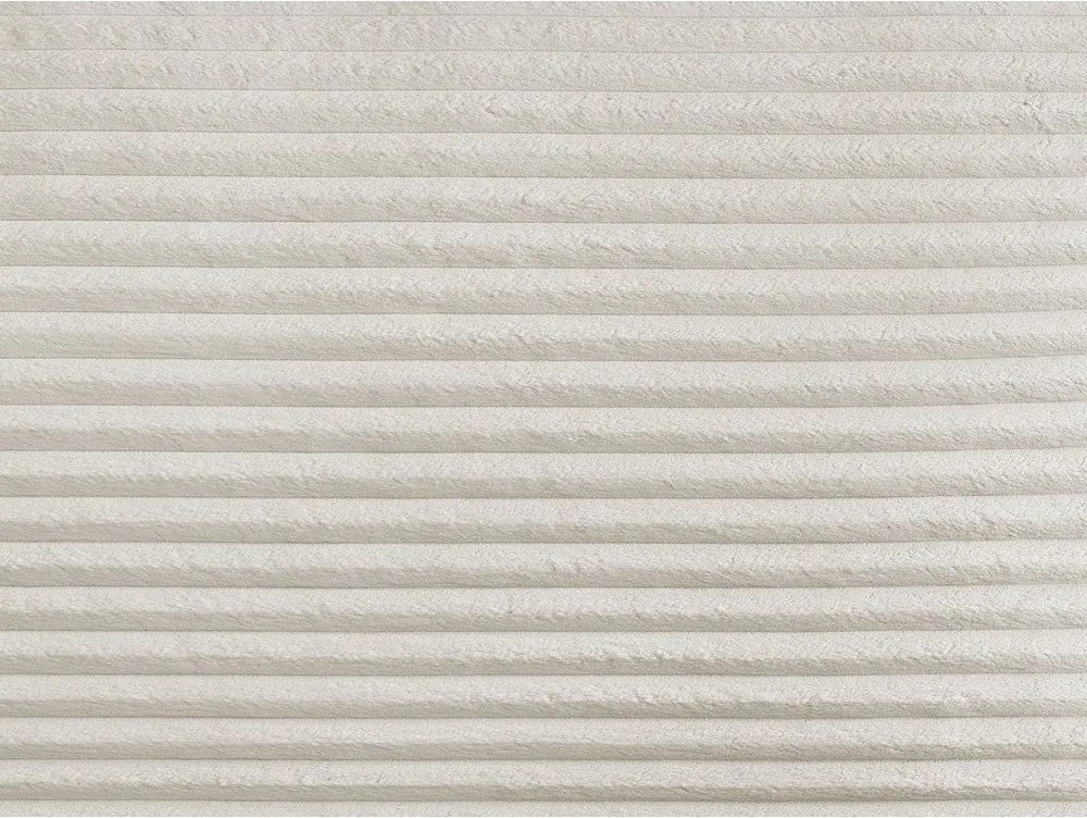 Krémszínű kordbársony kinyitható sarokkanapé (bal oldali) Lucien – Bobochic Paris