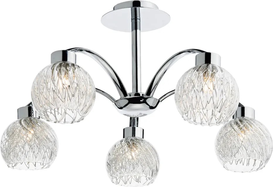 Dar Lighting YASMIN YAS0550 Plafonlámpa 5x40W/G9 IP20