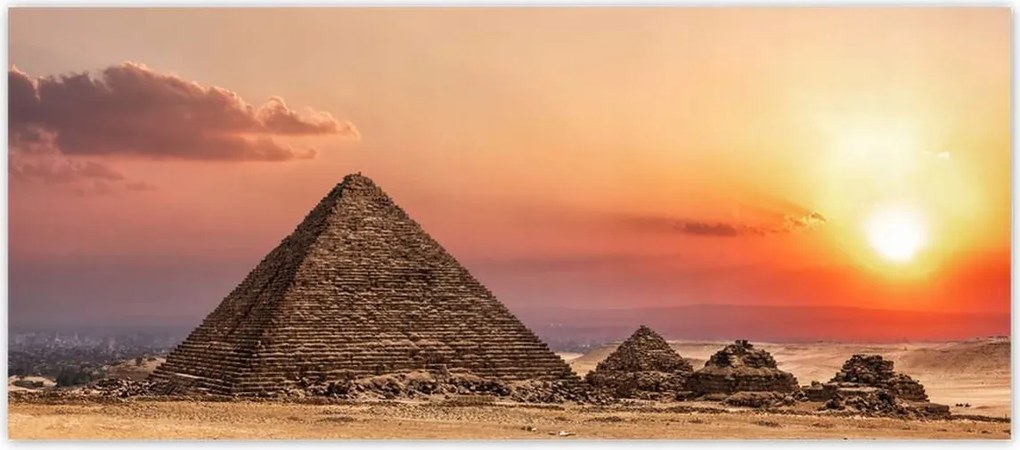 Fotótapéták 211x91 Menkaure piramis Egyiptom