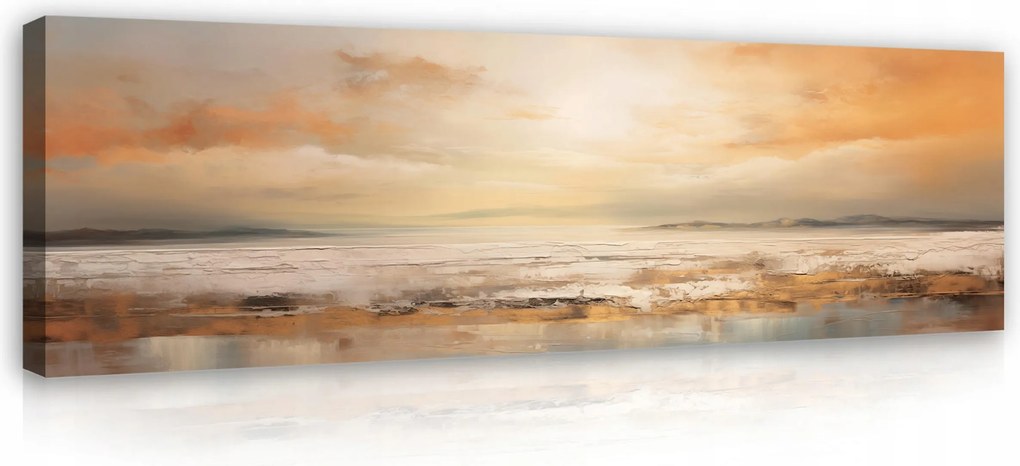 Vászonkép Absztrakt Tenger Loft Modern Nappali Vászon Fal 145x45