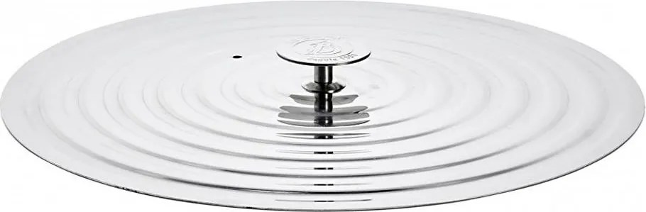 De Buyer 3460.04 - Univerzális fedő alacsony serpenyőkhöz 30-32 cm rozsdamentes acél