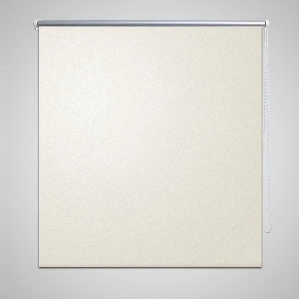 vidaXL Roló Elsötétítés 100 x 230 cm Szürkésfehér