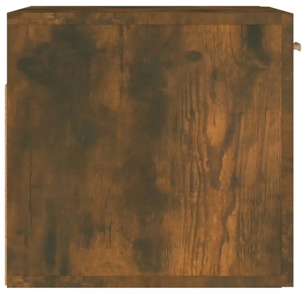 füstös tölgy színű szerelt fa faliszekrény 80 x 35 x 36,5 cm