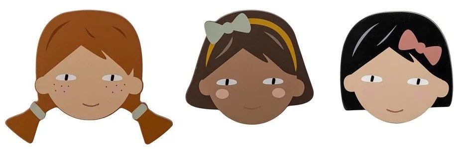 Fali akasztó szett 3 db-os Rosalia – Bloomingville Mini