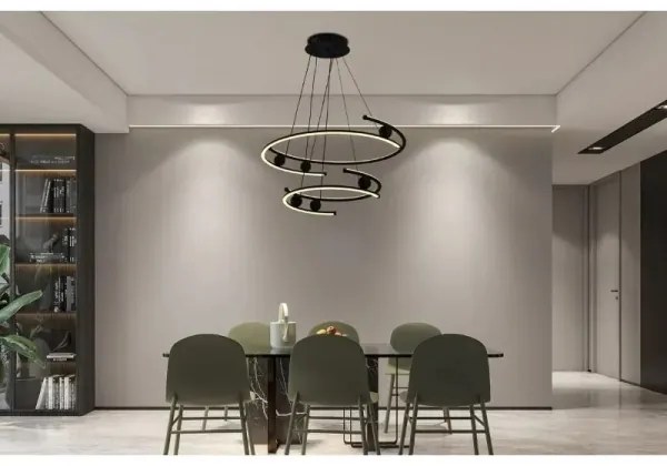 LED állítható fényerejű csillár kábellel LED/170W/230V 3000-6500K + DO