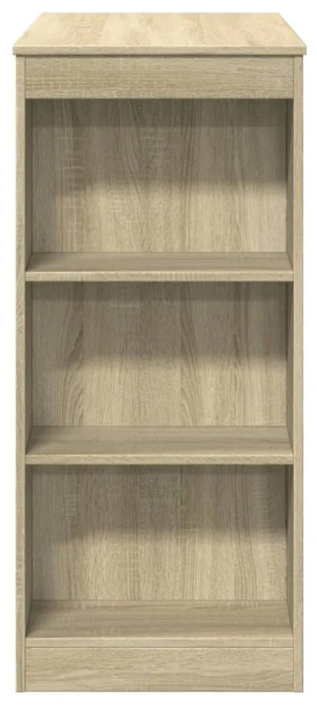 sonoma tölgy szerelt fa bárasztal tárolókkal 95 x 47 x 103,5 cm