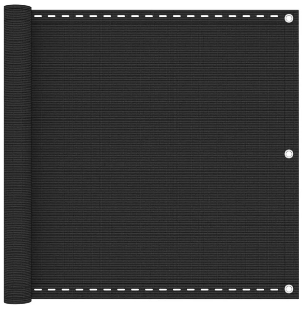 antracitszürke HDPE erkélyparaván 90 x 300 cm