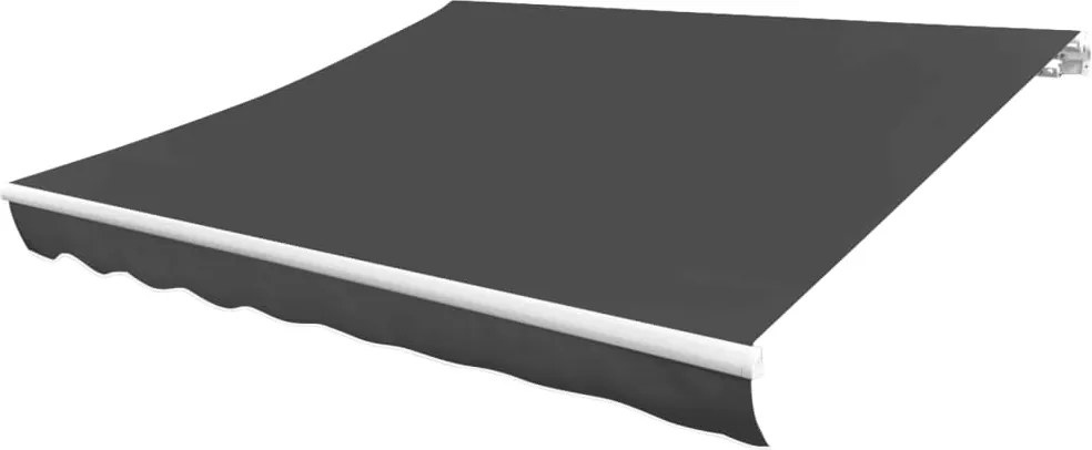 vidaXL antracitszürke vászon napellenző tető 300 x 250 cm