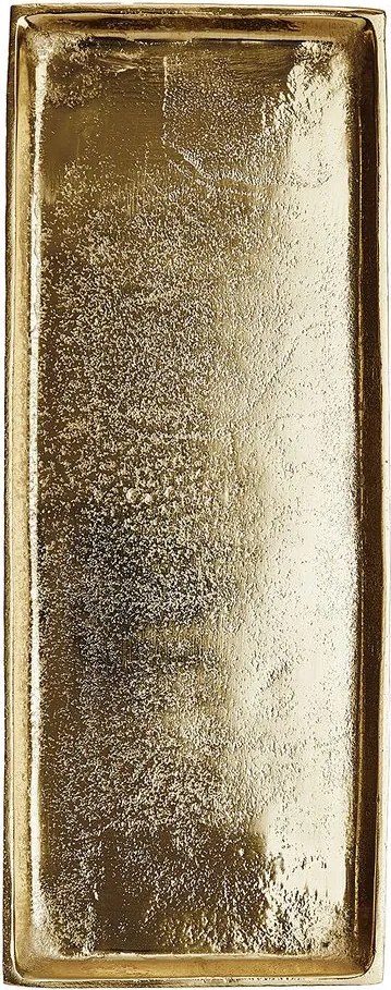 BANQUET dekor tálca, arany 35 x 14cm