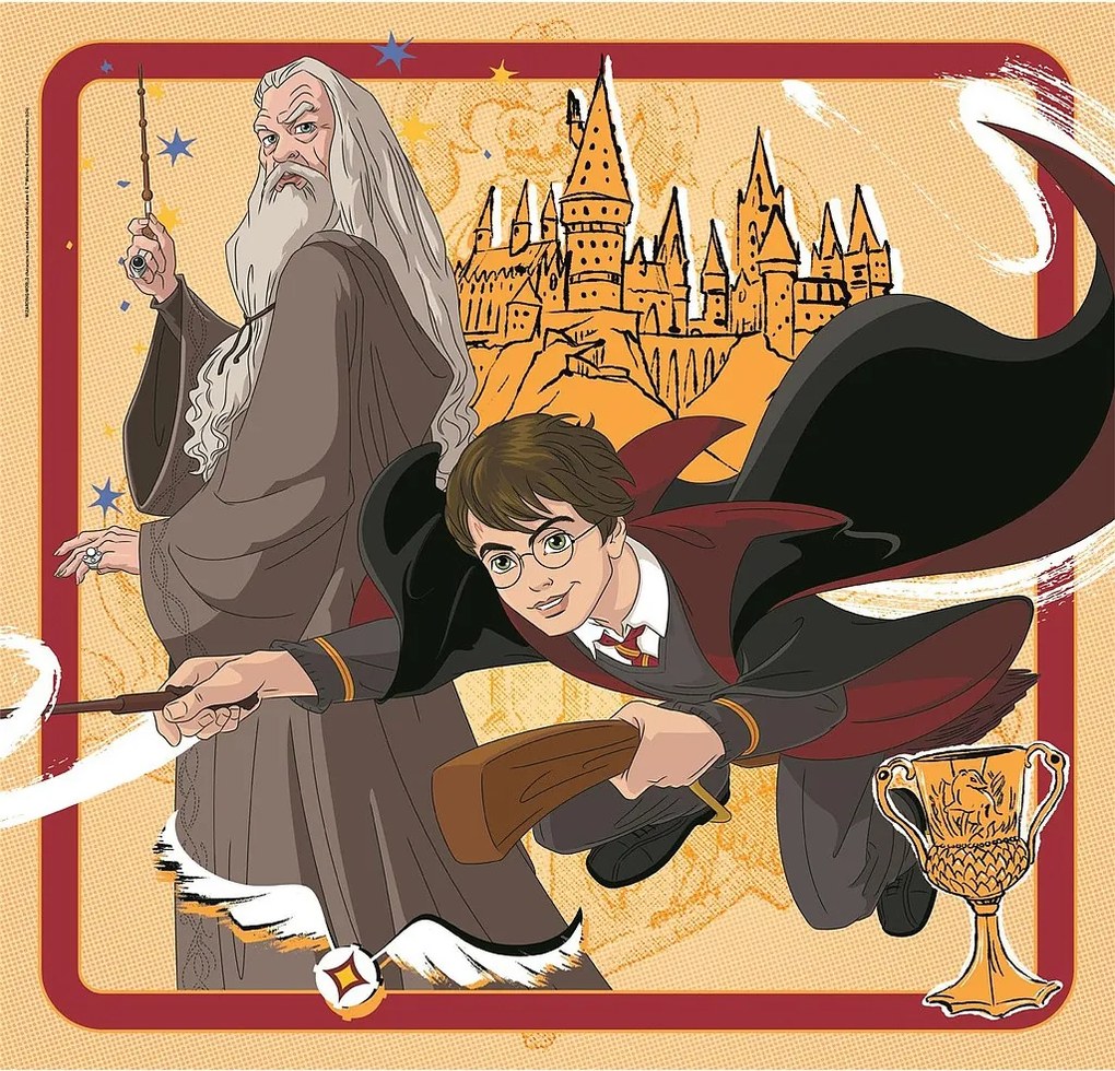 Harry Potter Chronicles 3x48 db-os puzzle Clementoni