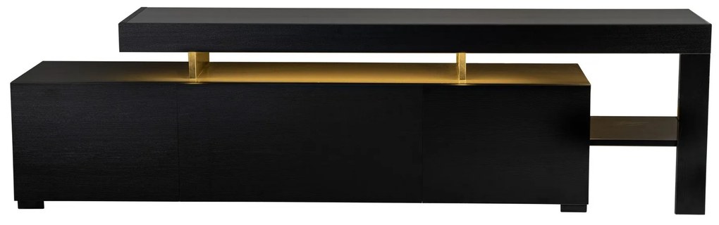 TV szekrény Beliz - Wood Black