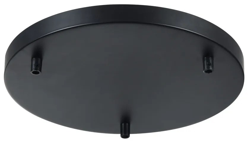SPR-BASE-R-03-B Universal base Fém Mennyezetrózsa Fekete Színű LED W IP20