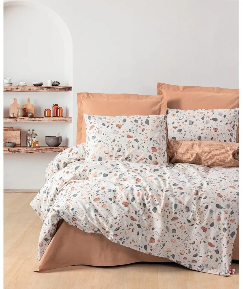 Kétszemélyes-hosszabbított renforcé pamut ágyneműhuzat 240x220 cm Earth-Inspired Calm – Mila Home Luxury