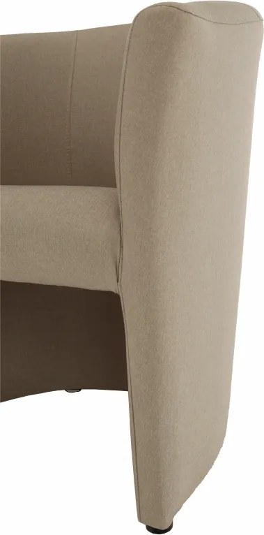 Klub fotel, bézs anyag, CUBA