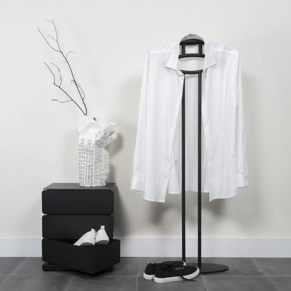 Fekete fém komód 37x45x26 cm Joey – Spinder Design