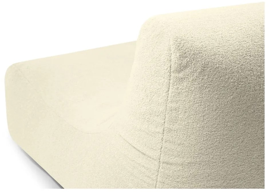 Világosszürke buklé babzsákfotel Lounge 100 – SLOWDOWN