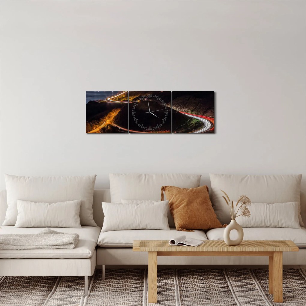 Kép - Golden Gate Bridge (órával) (90x30 cm)