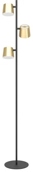 Eglo 39987 - LED Állólámpa ALTAMIRA 3xGU10/4,6W/230V 3000K arany