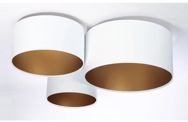 Mennyezeti lámpa SPACE 3xE27/60W/230V fehér/arany