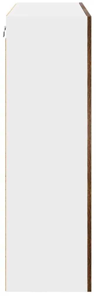 Függő szekrény Riga Füstölt tölgy 80 x 31 x 100 cm Faanyag