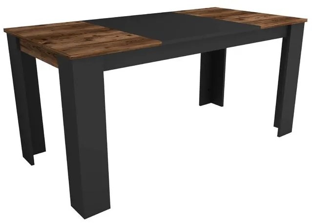 Étkező asztal Line - Light Walnut, Black