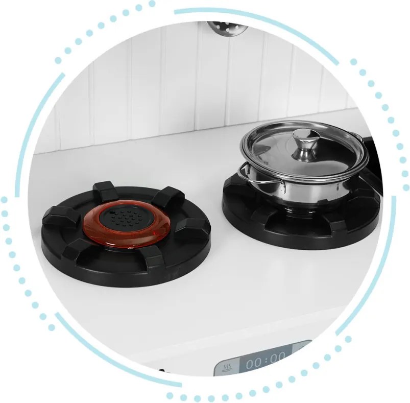 Fa gyerekkonyha, sütő, mikrohullámú sütő égők, kiegészítők