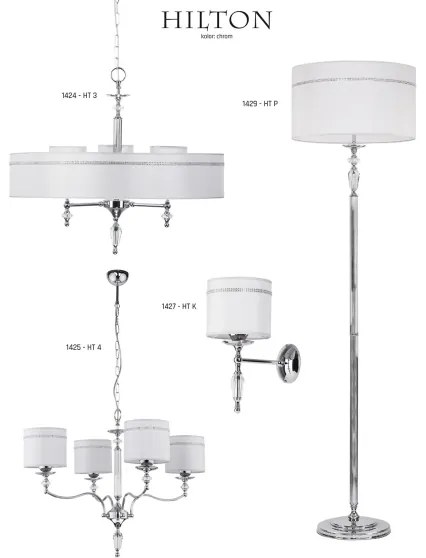 Jupiter 1427 - Fali lámpa HILTON 1xE27/60W/230V