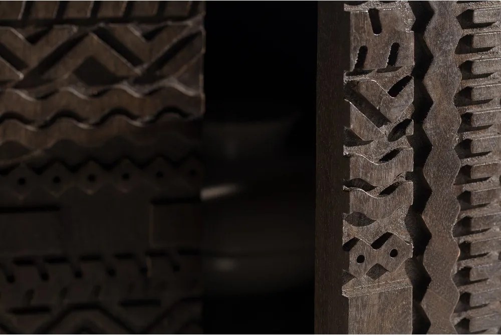 Sötétbarna mangófa komód 160x75x40 cm Kalai – MOME